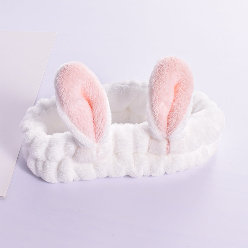 Wholesale Flannel Bunny Ears Headband